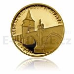 Tschechische Goldmnzen 2011 - 5000 Kronen Renaissance Brcke in Stribro/Mies - PP