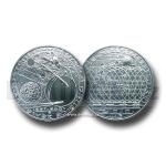 esk stbrn mince 2007 - 200 K Vyputn prvn uml druice Zem - proof