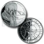 Czech Silver Coins 2009 - 200 CZK Keplers Laws of Planetary Motion - Proof