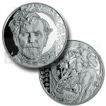 Czech Silver Coins 2010 - 200 CZK Alfons Mucha - Proof
