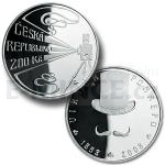 esk stbrn mince 2008 - 200 K Viktor Ponrepo - proof