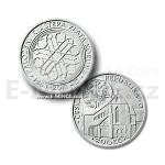 Czech Silver Coins 2013 - 200 CZK Zalozeni Klasteru Zlata Koruna - UNC