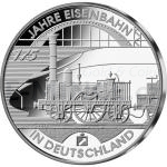 World Coins 2010 - Germany 10  - 175 Years of German Rails - Proof