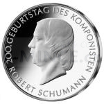 World Coins 2010 - Germany 10  - 200th Birthday of Robert Schumann - Proof