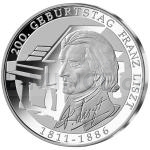 World Coins 2011 - Germany 10  - 200th Anniversary of Franz Liszt - Proof