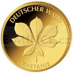 Themed Coins 2014 - Germany 20  - Deutscher Wald - Kastanie/Chesnut - BU