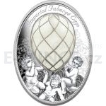 2019 - Niue 2 NZD Faberg Diamond Trellis Egg - proof
