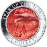 Cookovy ostrovy 2014 - Cook Islands 50 $ - Rok kon - Year of the Horse s Perlet - proof