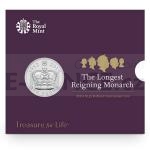 Queens Jubilee / Coronation 2015 - Great Britain 5 GBP The Longest Reigning Monarch - BU