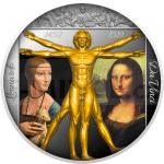 Zahrani 2019 - Niue 2 $ Genius of the Renaissance - Leonardo da Vinci - Proof