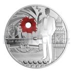 For Him 2020 - Cameroon 1000 CFA My Name Is Fleming, Ian Fleming 1 Oz Ag - Proof
