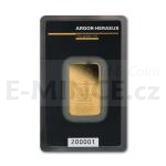 Zlat slitky Zlat slitek 10 g - Argor Heraeus