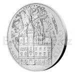 Czech & Slovak Silver Half-Kilo Investment Medal Statutory Town of Kladno - Stand