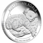2012 - Australia 30 AUD Australian Koala 1 kilo Silver Bullion Coin