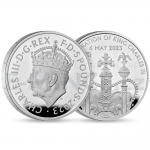 Zahrani 2023 - Velk Britnie 5 GBP Coronation of H. M. King Charles III / Korunovace Karla III. - proof