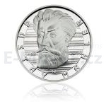 Tschechische Medailen Silber-Medaille Gustav Mahler proof