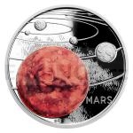 2020 - Niue 1 NZD Stbrn mince Slunen soustava - Mars - proof