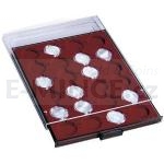 Accessories Coin boxes for coin capsules, smoke coloured 