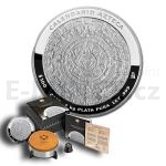 World Coins 2015 - Mexico 100 $ Aztec Calendar 1 Kilo Silver - prooflike