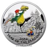 2011 - Niue 1 NZD - Year of the Dragon Kids - Proof