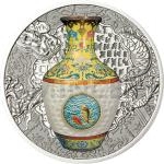 Niue 2016 - Niue 1 $ Qing Dynasty Vase / nsk porcelnov vza dynastie ching - proof