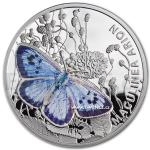Animals and Plants 2011 - Niue 1 NZD - Large Blue (Maculinea Arion) - Proof
