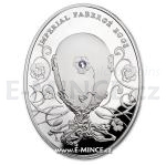 2011 - Niue 2 NZD - Imperial Faberg Eggs - Pansy Egg - proof