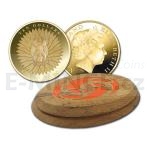 Nov Zland 2014 - Nov Zland 10 $ - Zlat mince Maori Art - Papatuanuku a Ranginui