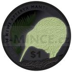 World Coins 2015 - New Zealand 1 $ Kiwi Silver Specimen Coin