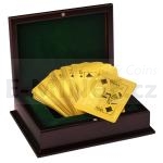 Themen Golden Poker Cards Set - Vergoldete Pokerkarten
