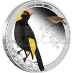 2013 - Australien 0,50 $ -  Australische Vgel: Gelbnacken-Laubenvogel 1/2 oz - PP