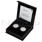 esk mincovna 2022 2023 - Niue 1 NZD Sada dvou stbrnch minc Svatovtsk poklad - Relikvie sv. Vclava - proof