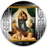 Arts and Culture 2020 - Cameroon 500 CFA 500th Anniversary of the death of Raphael - Sistine Madonna - proof