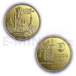 Slovensk zlat mince 1997 - Slovensko 5000 Sk - UNESCO - Bansk tiavnica - proof