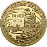 Slovensk zlat mince 2017 - Slovensko 100  Svetov prrodn dedistvo - Jaskyne Slovenskho krasu - proof