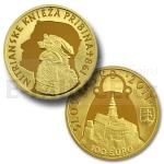 Slowakische Goldmnzen 2011 - Slowakei 100  - 1150 Jahre Todestag von Frst Pribina - PP