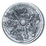 World Coins 2017 - Samoa 25 $ Greek Chthonic Gods - Antique