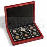 Czech & Slovak Small Coin Box VOLTERRA, for 6 QUADRUM