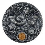 2020 - Niue 2 NZD Stribog - Slavic God - Antique Finish