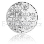 Tschechische Silbermnzen 2015 - 200 Kronen Bedrich Hrozny entzifferte Hethiterisch - St.