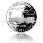 Czech Silver Coins 2015 - 200 CZK Birth of engineer Jan Perner - Proof