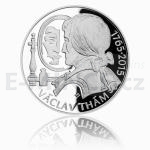 Tschechische Silbermnzen 2015 - 500 Kronen Vaclav Tham - PP
