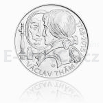 Tschechische Silbermnzen 2015 - 500 Kronen Vaclav Tham - St.