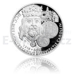 Niue 2016 - Niue 2 NZD Stbrn uncov mince 700. vro narozen Karla IV. - proof