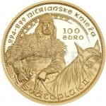 Slovensk zlat mince 2020 - Slovensko 100  Nitransk kne Svatopluk II. - proof