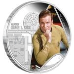 World Coins 2015 - Tuvalu 1 $ Star Trek - Captain James T. Kirk - Proof