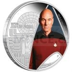 2015 - Tuvalu 1 $ Star Trek: The Next Generation - Captain Jean-Luc Picard - proof