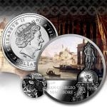 Czech & Slovak 2017 - Niue 2 $ Venice: San Giorgio Maggiore - Proof