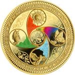 World Coins 2017 - Niue 100 $ The World of Your Soul - proof