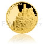 Tschechische Goldmnzen 2016 - 5000 Kronen Schloss Boesig / Bezdez - PP